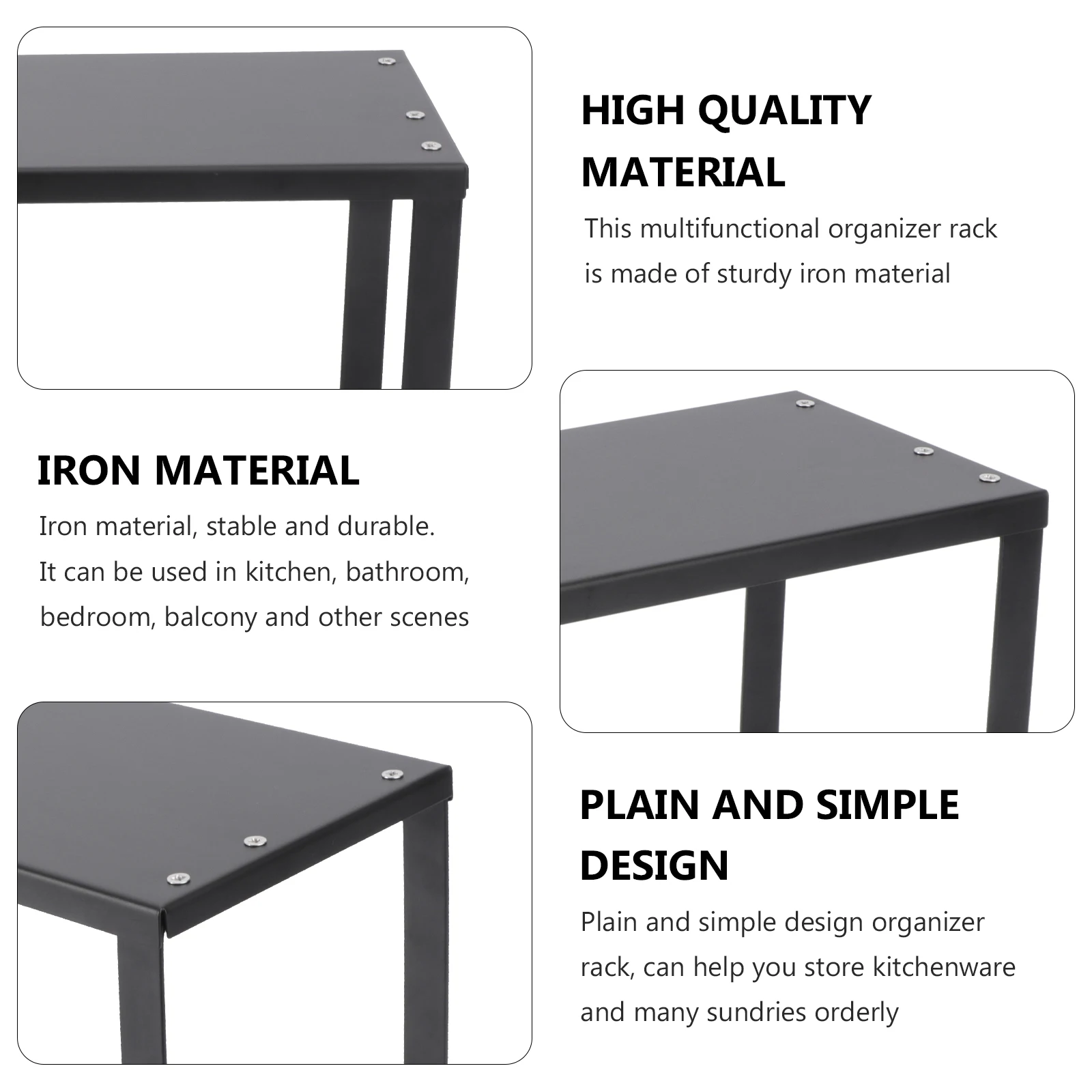 

Sturdy Multifunctional Kitchen Organizer Rack Shelf Cabinet Storage Solution