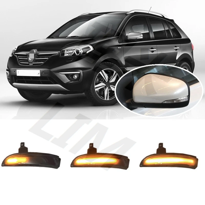 

for Renault Koleos HY MK1 MKI Facelift 2011 2012 2013 2014 2015 Dynamic LED Blinker Indicator Mirror Turn Light Signal Lamp