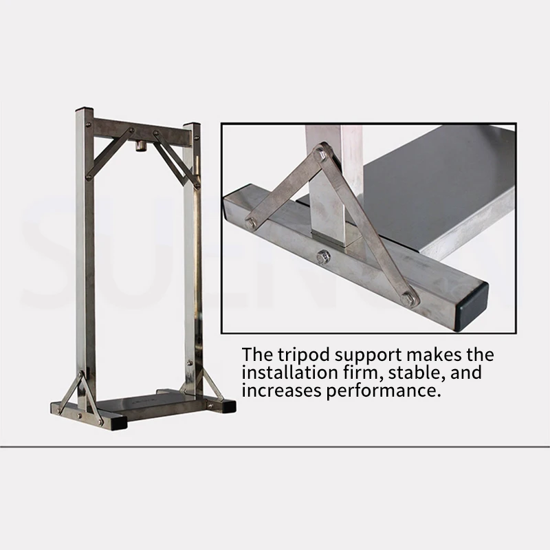 Penekan Anggur Komersial Food Grade Stainless Steel Penghancur Buah Pembuat Jus Pemisah Residu Kapasitas Besar Penekan Dapat Dilepas