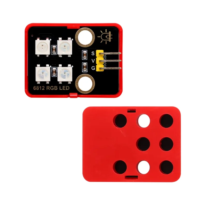 

Использование модуля Durable-6812 RGB с электронными строительными блоками Lego DIY, совместимым с Arduino, модулем RGB 6812 с Arduino