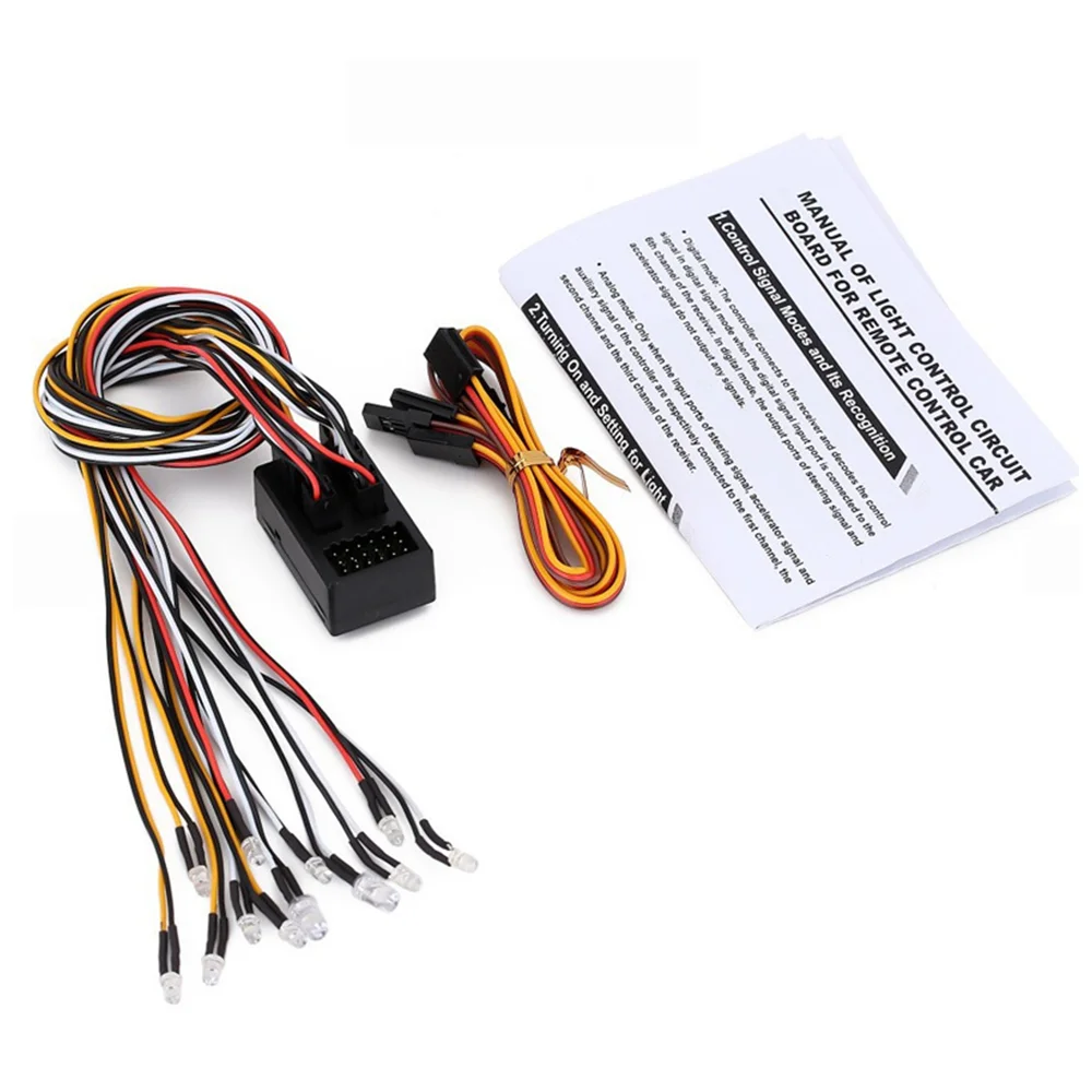 AUSTARHOBBY AXX4 AXX6 Original usine contrôleur de groupe de lumière LED Mode de liaison de lumière RC voiture sur chenilles 12 perles lumineuses