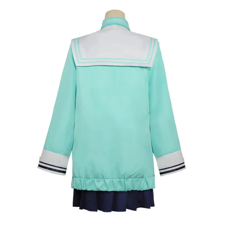 Косплей Костюм из сахарозы, парик, костюм Genshin, ударопрочные костюмы для Хэллоуина, Женская милая форма JK для студентов
