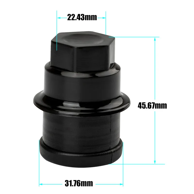 24PCS OEM 12472838 Black Wheel Nut Cap Covers 22mm For Chevrolet For Cadillac For GMC C1500 C2500 9597158 15767268 AM-1501915936