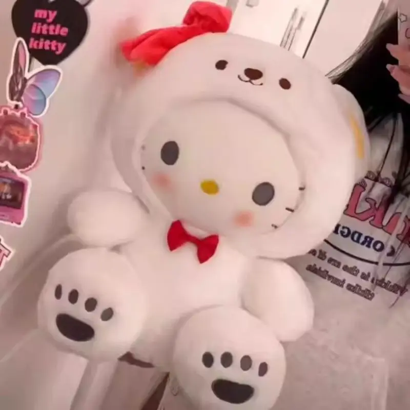 

Очаровательная плюшевая кукла Sanrio Kuromi Jade Dog в нарядном платье, мягкая игрушка, идеальный подарок на день рождения для детей