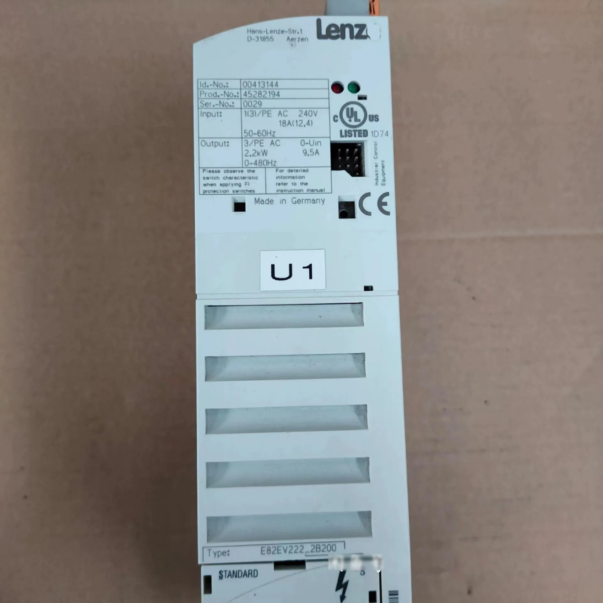 E82EV222-2B200 8200 Vector Inverter Drive for Lenze