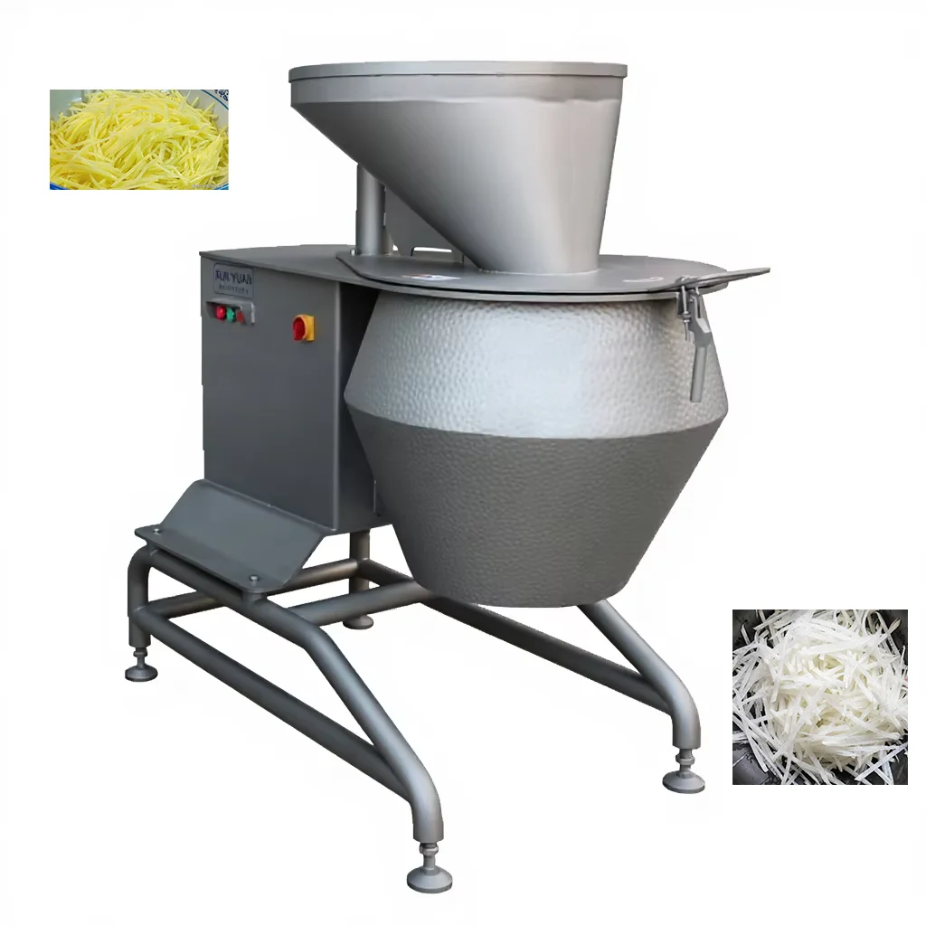 Multi-purpose electric stainless steel winter melon slicer, used for shredding, slicing efficient and low-noise
