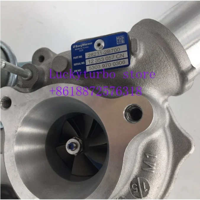 Xinyuchen turbocharger for HYUNDAI 53039700306  28231-2B700   12353057CN  turbocharger