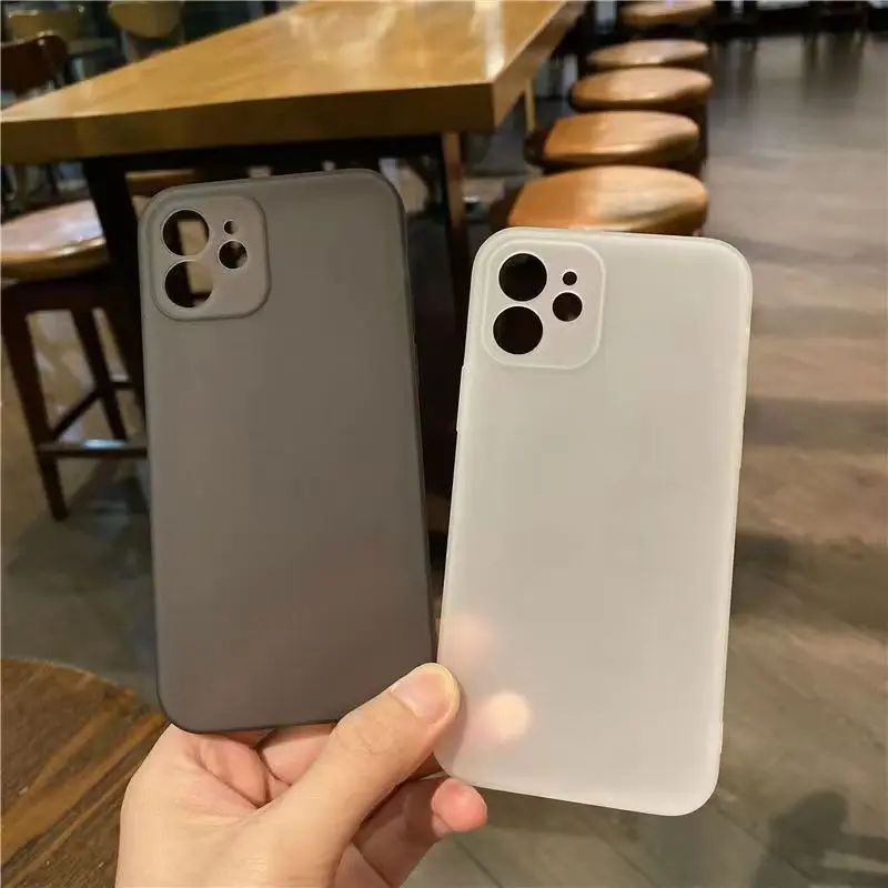 Ultra thin PP Phone Case For iPhone 16 15 14 13 12 11 Pro Max 17 ProMax Air 6 7 8 Plus SE 2020 16e Clear Matte Shockproof Cover view 2