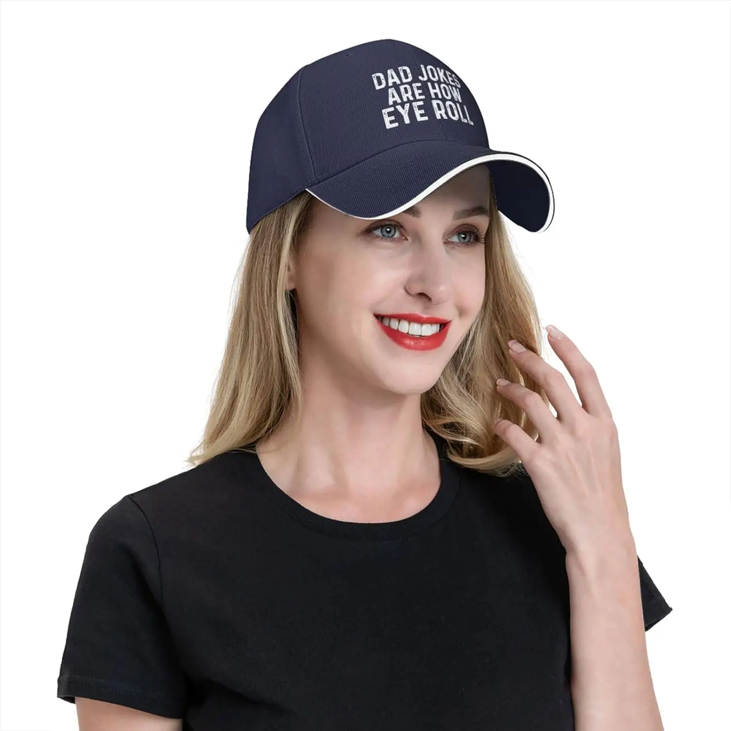 Dad Jokes are How Eye Roll Hat Men Baseball Cap Cute Caps