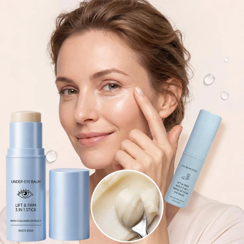 3-in-1 Collagen Eye Balm Stick Hydrating Facial Bounce Balm Lifting Firming Anti-Aging Eye Care Deep Cosmetics Korean Skin Care