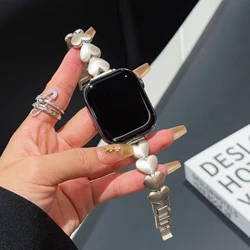 Metal Strap for Apple Watch 10 9 8 Band 46mm 42mm 41mm 45mm 40mm 44mm Women Bracelet iWatch Series 7 Se 6 5 Ultra Watchband Belt