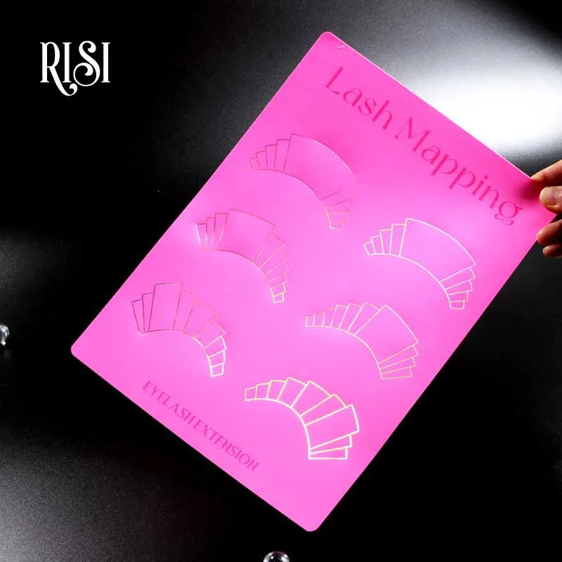 Free Lash Mapping Stickers Plastic Lash Mapping Practice Chart lashes tools Hot Eyelash Extension Accessories Training Eyelashes