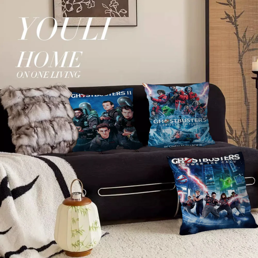 

Movie G-Ghostbusters Pillow Cover For Bedroom Room And Living Room Sofa Decorative Cushion Cover