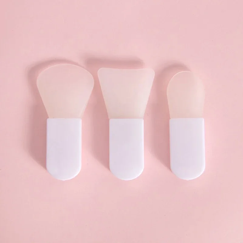 3Pcs Silicone Facial Mask Brush Face&Eye Cream Mud Mask Applicator Scraper Face Cleanse Brushes Travel Portable Skin Care Tools