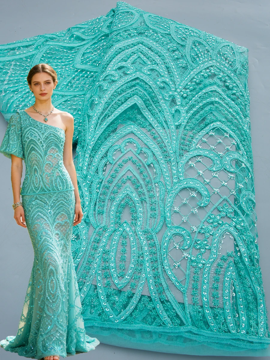 

African lace Swiss Tulle Lace Fabric African High Quality 2026 Nigerian Stones Sewing For Women Wedding Party Dresses 5 Yards
