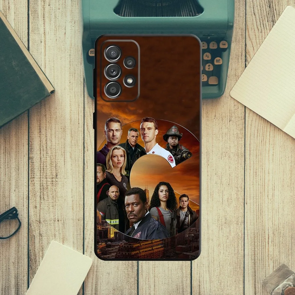 C-Chicago Fire TV Show Phone Case For Samsung S21,S22 Ultra,S20,S30 plus,S22 plus,S23,S30 ultra 5G Silicone Cover