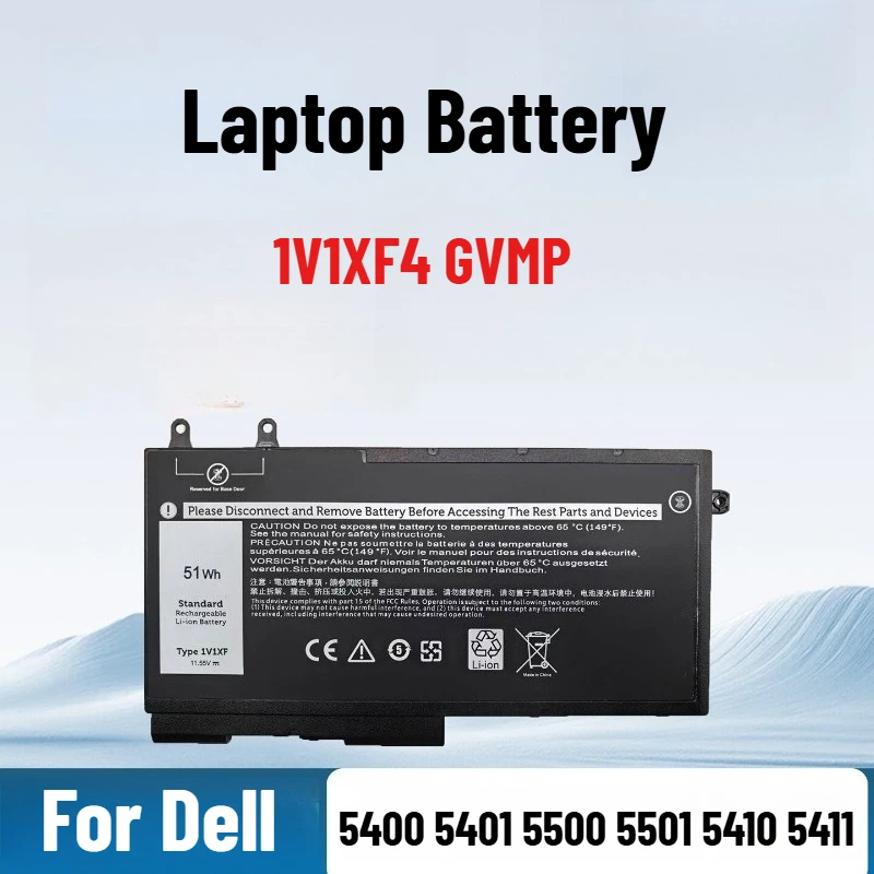 

Аккумулятор для ноутбуков Dell Latitude 5400, 5401, 5500, 5501, 5410, 5411, 1V1XF4, GVMP