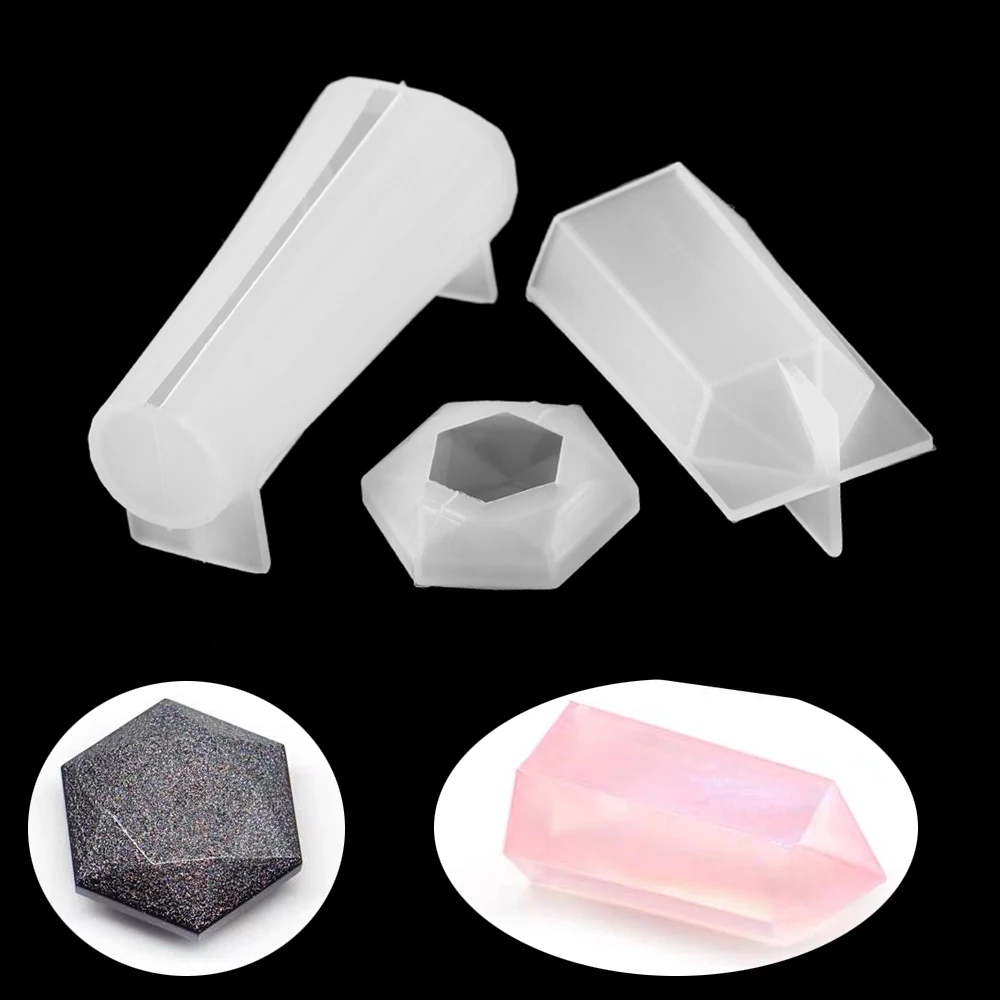 

1pcs Diamond Necklace Pendant Pendulum Silicone Mold For Jewelry Making ResinJewelry Tool UV Epoxy Resin Molds Decorative