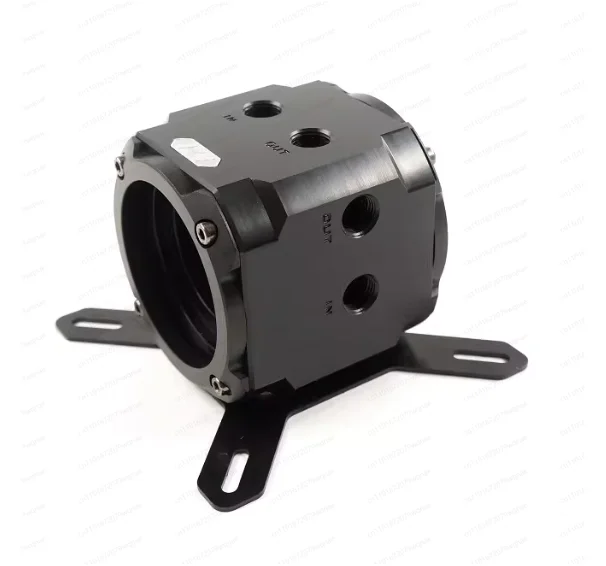 Water-Cooled Dual D5 Water Pump Serial Pump Cover – EVO Version Armor for High-Flow Cooling Systems