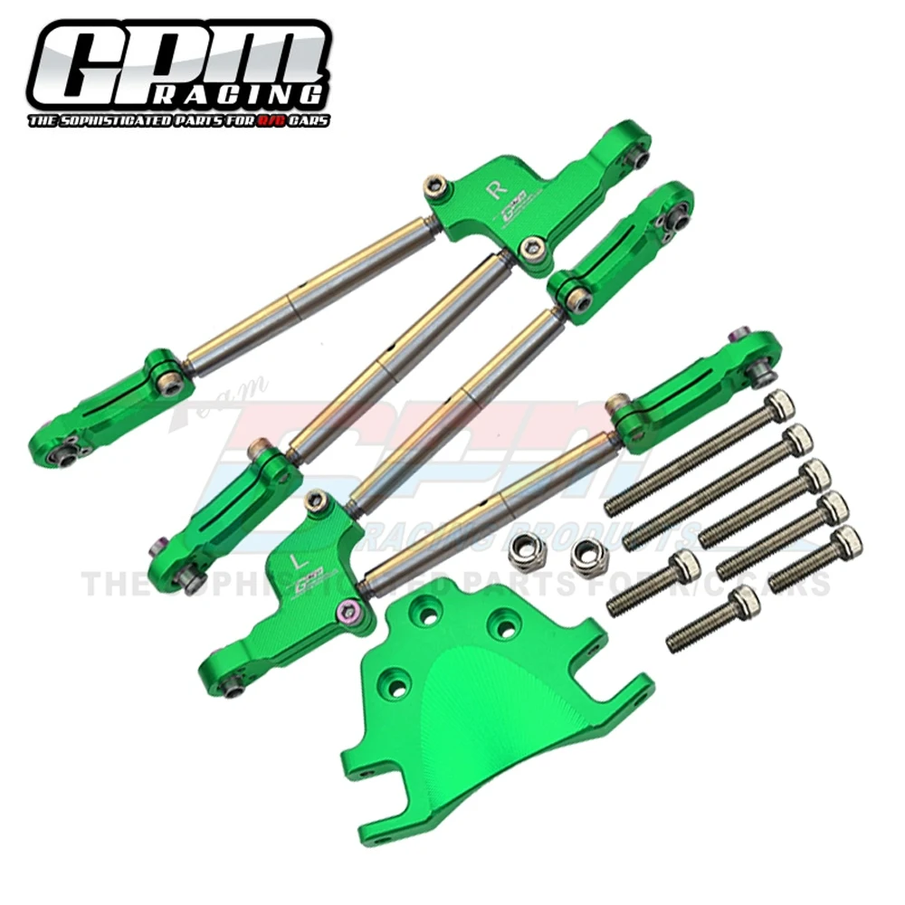 GPM for ARRMA 1/5 KRATON OUTCAST EXB 8S 4WD Monster Truck Metal Rear Anti-roll Tie Rod + Fixed Seat Mount ARA340156 + ARA330567