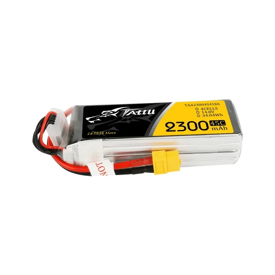 Nova bateria ACE Tattu Lipo 2300mAh Lipo 3S 4S 11.1V 14.8V 45C com plugue XT60 para RC FPV Racing Drone Quadcopter