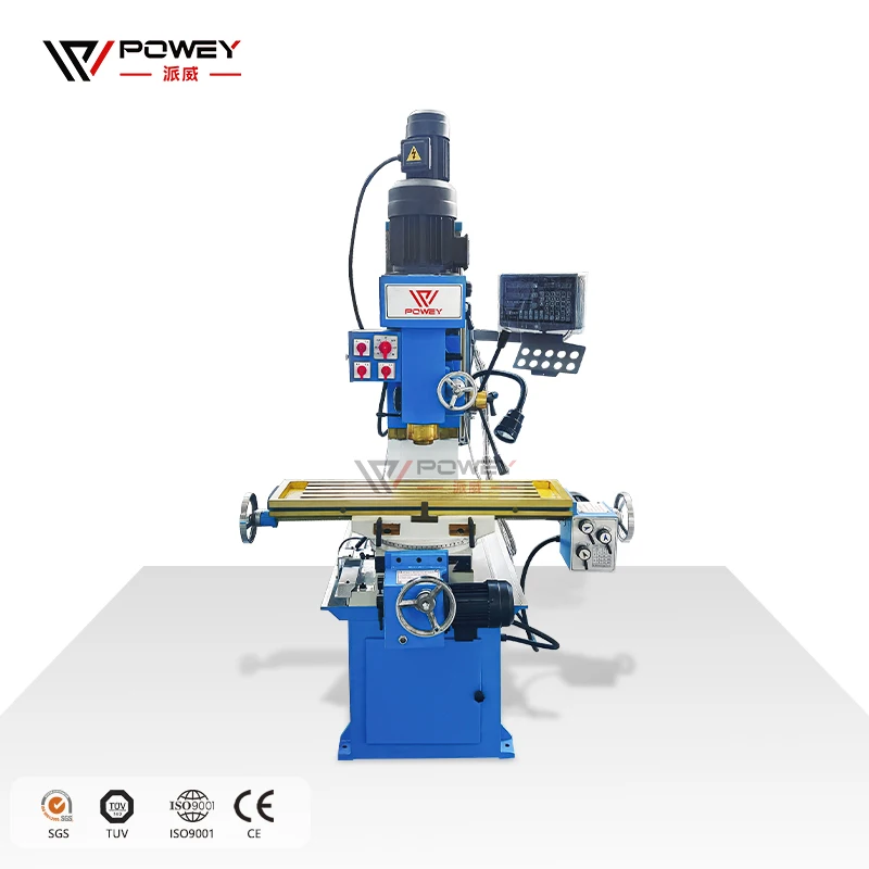 

Factory Direct Sales Drilling and Milling Machine 50mm ZX50C Manual Milling