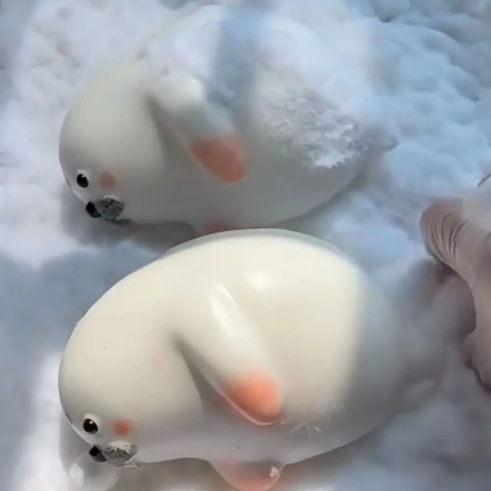 Juguete de descompresión para apretar de alta calidad, juguete para aliviar el estrés de rebote lento, juguete para pellizco, leones marinos de peluche, juguete para regalo