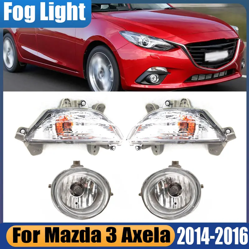 

BKC3-51-360F BKC3-51-350F For Mazda 3 axela 2014 2015 2016 Car Front Bumper Fog Light Turn Signal Light Indicator Lamp Assembly