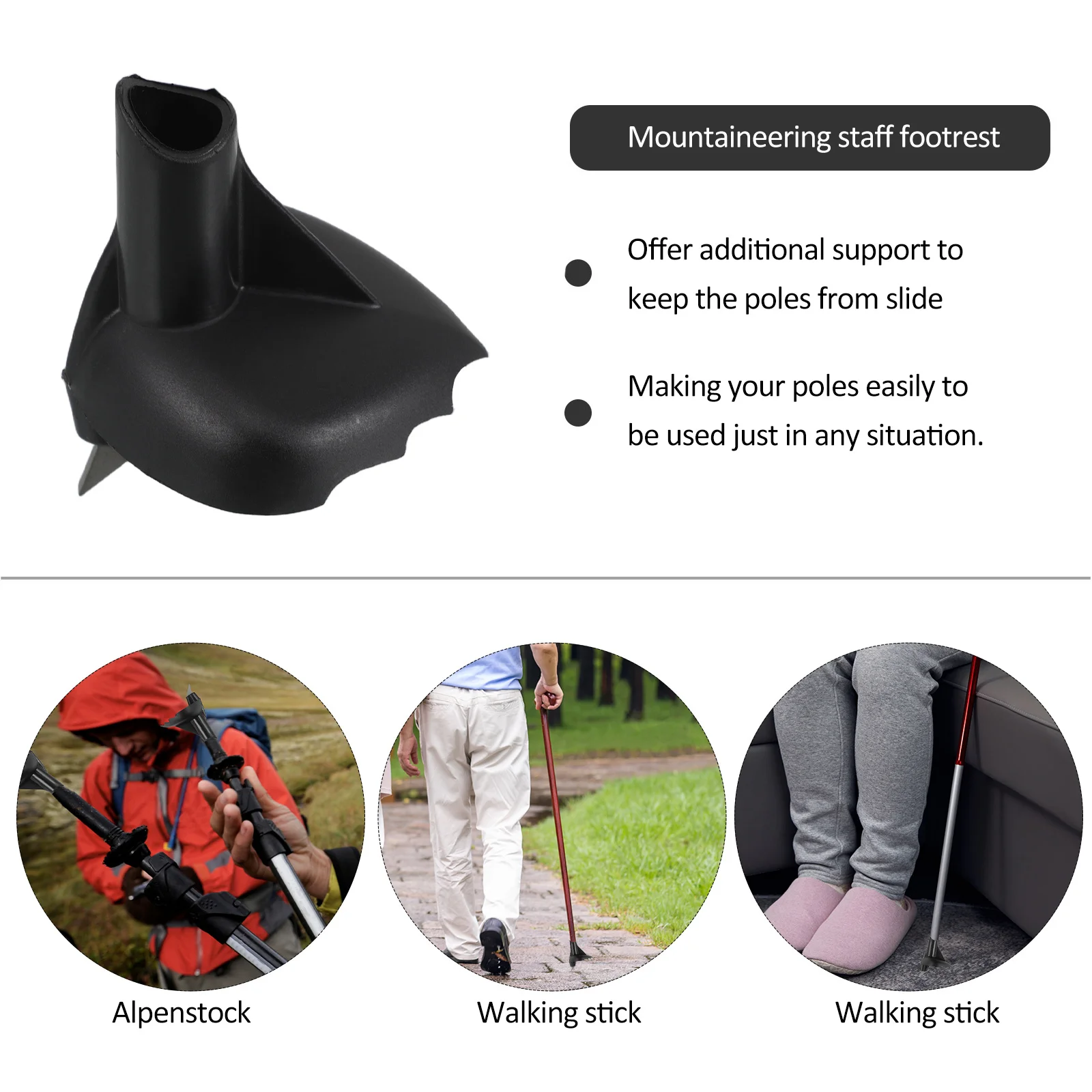 كربيد الرحلات القطب نصائح استبدال العالمي المشي لمسافات طويلة التزلج القطب ينتهي المضادة للانزلاق عالية الأداء في الهواء الطلق والعتاد التزلج استبدال