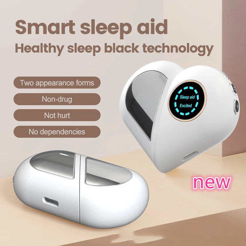 

EMS Microcurrent Sleep Aid Low Frequency Pulse Mini Handheld Insomnia Anxiety Decompression Hypnotic Device Mini Pulse