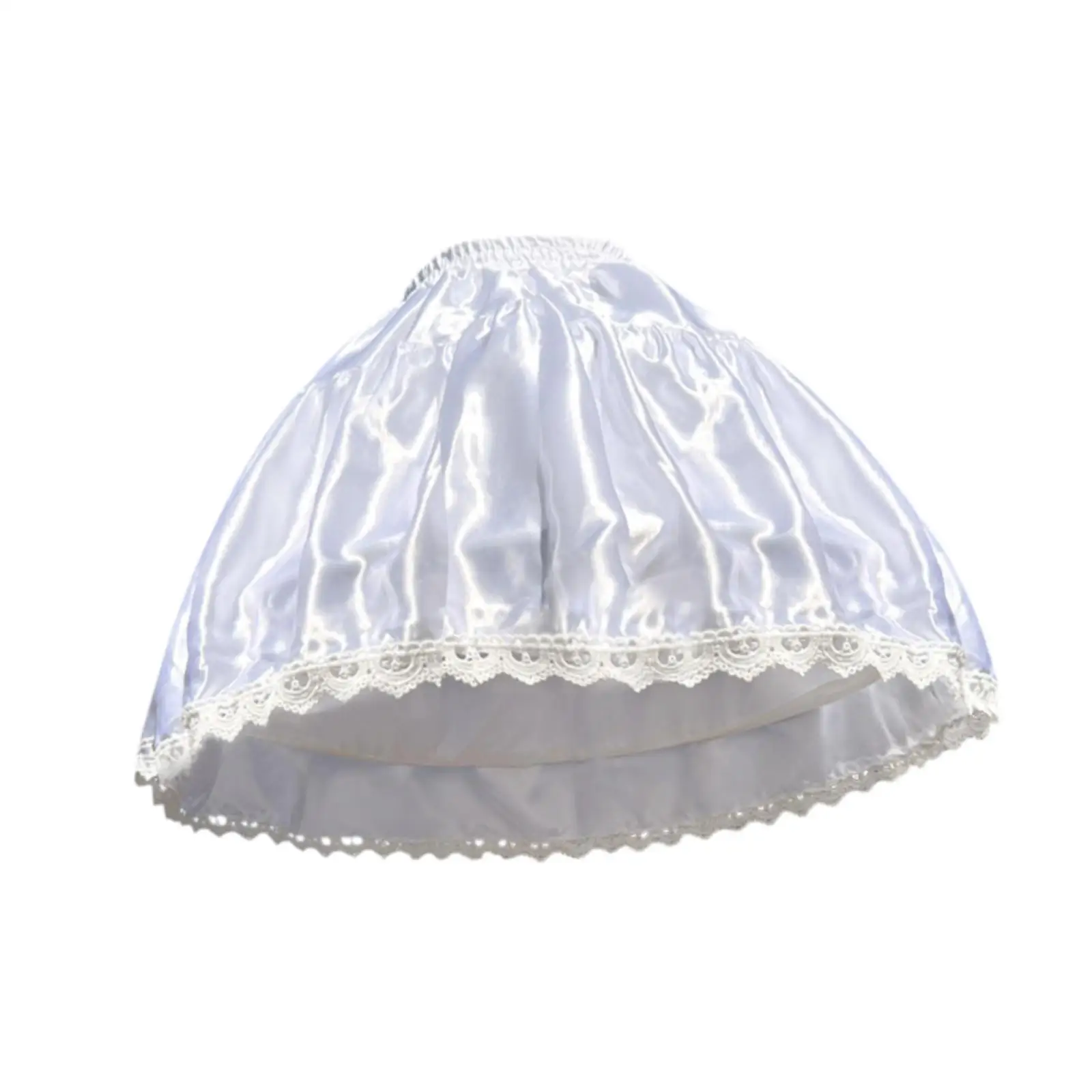 Lolita Petticoat Lolita Skirt Support Elastic Ballet Dance Pettiskirt White Underskirt for Dresses for Bridal Dress Girls