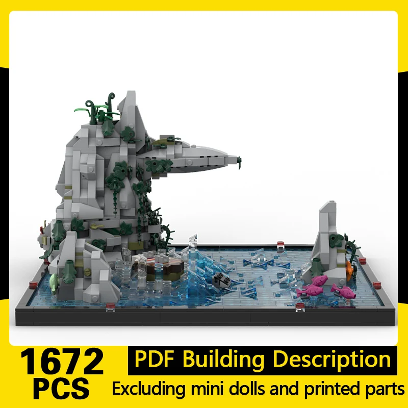 Popular Movie Model MOC Building Bricks Ancient Sea Diorama Modular Technology Gifts Holiday Assemble Toys Suit Display