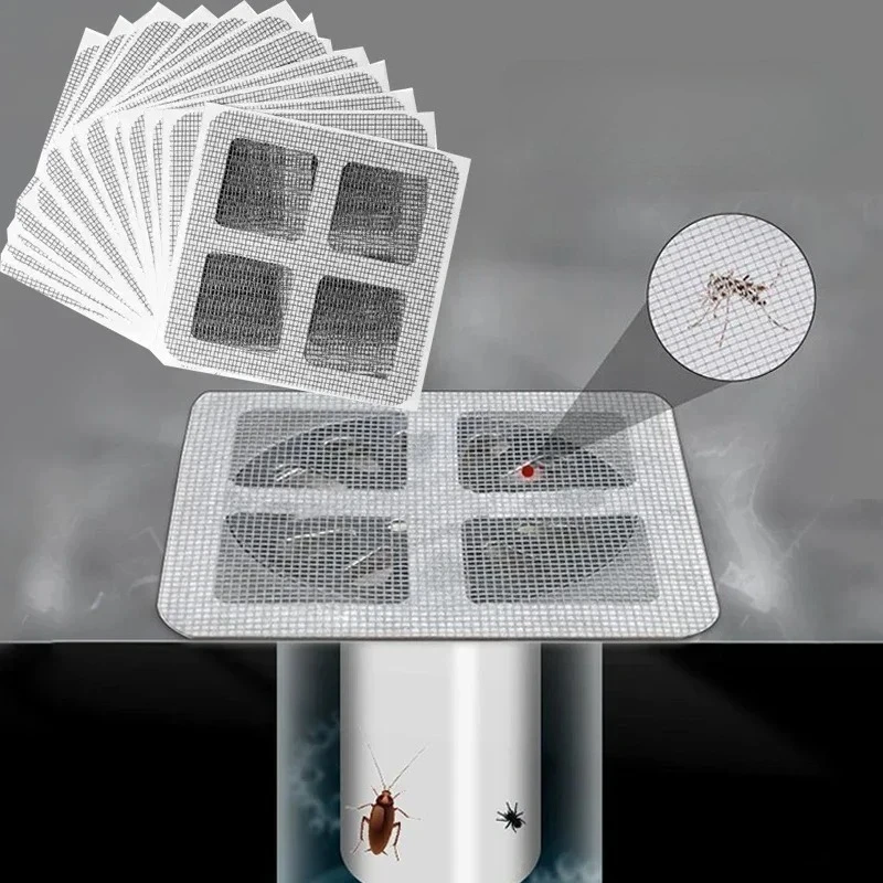 

30/50 Disposable Shower Drain Hair Catcher Mesh Shower Drain Covers Floor Sink Strainer Filter Hair Stopper For Bathroom Kitchen