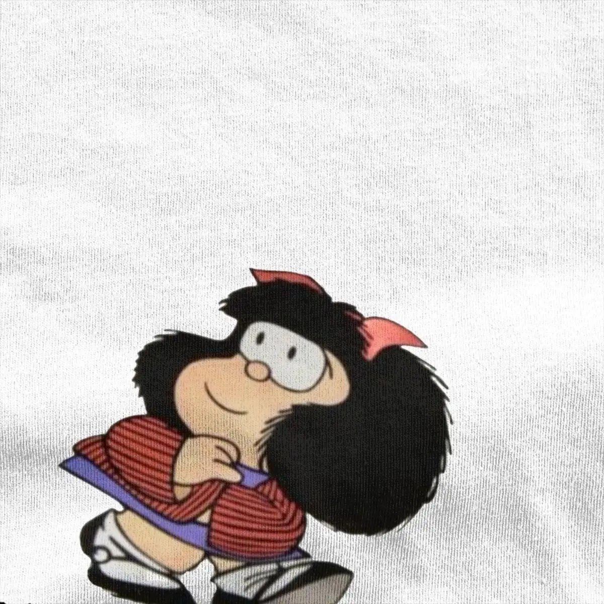 Mafalda T Shirt Man Funny Quotes in Spanish Funny Cotton T Shirts Beach O-Neck Hipster Tee Shirt Cheap Oversized Clothes