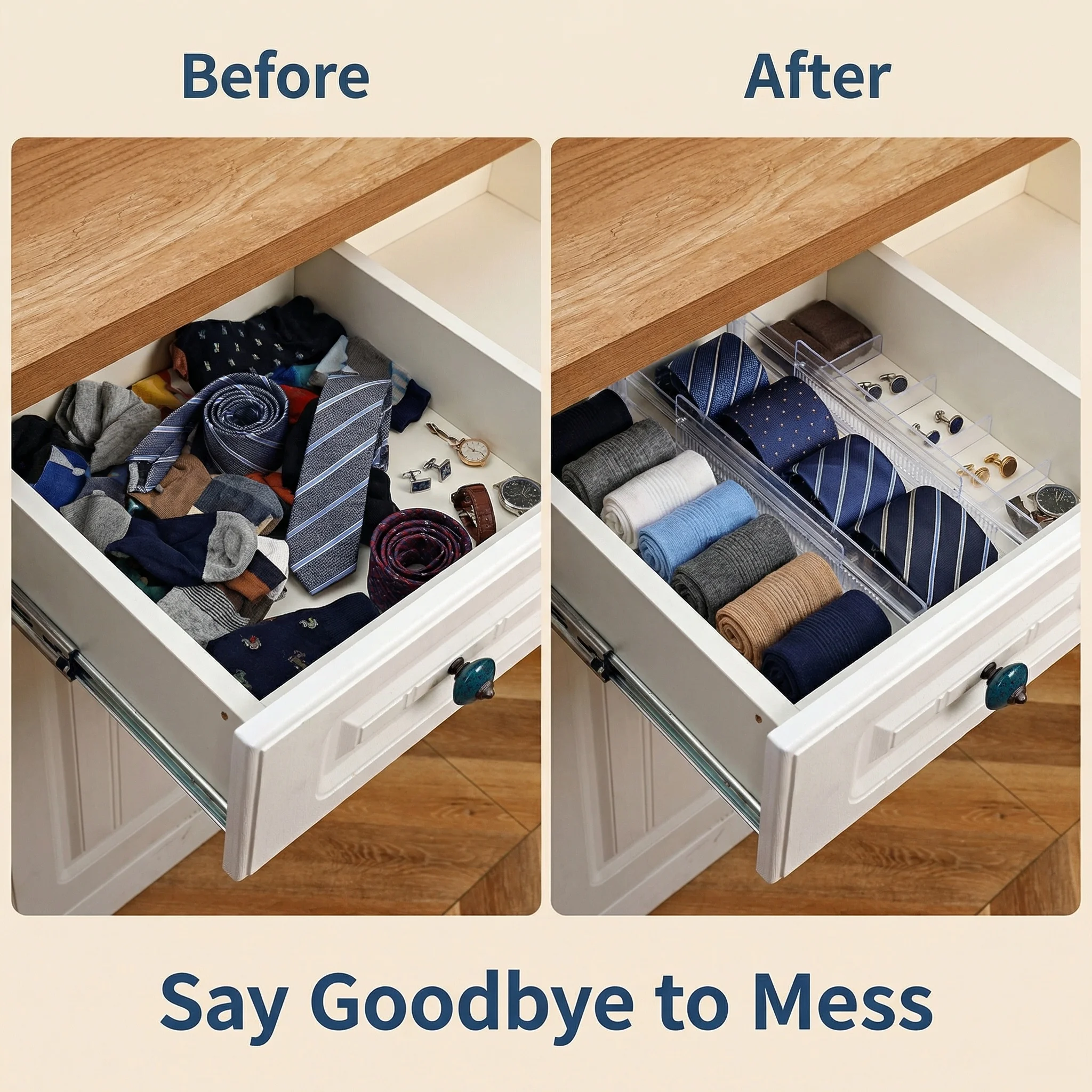 Przegródki do szuflad 3/5/7-cz – Desk Drawer Unit recenzja i cena