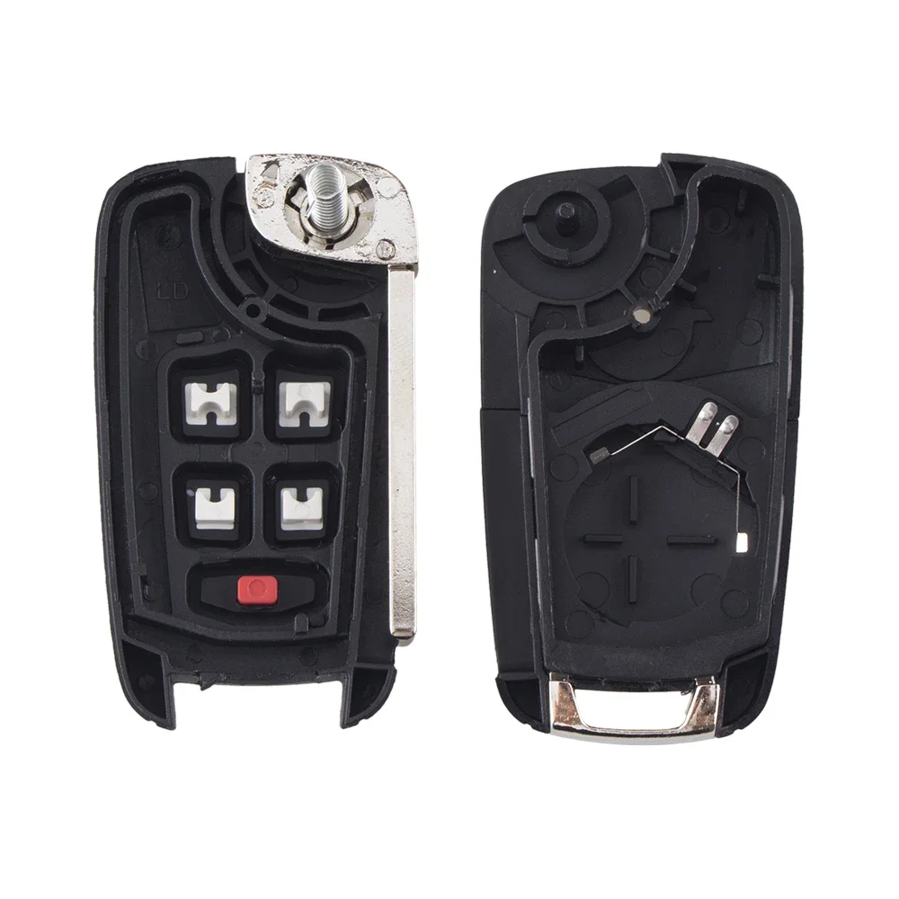 KEYYOU – coque de clé télécommande, 10 pièces, 2/3/4/5 boutons, pour Chevrolet Cruze et OPEL Astra J Corsa E Insignia Zafira Filp