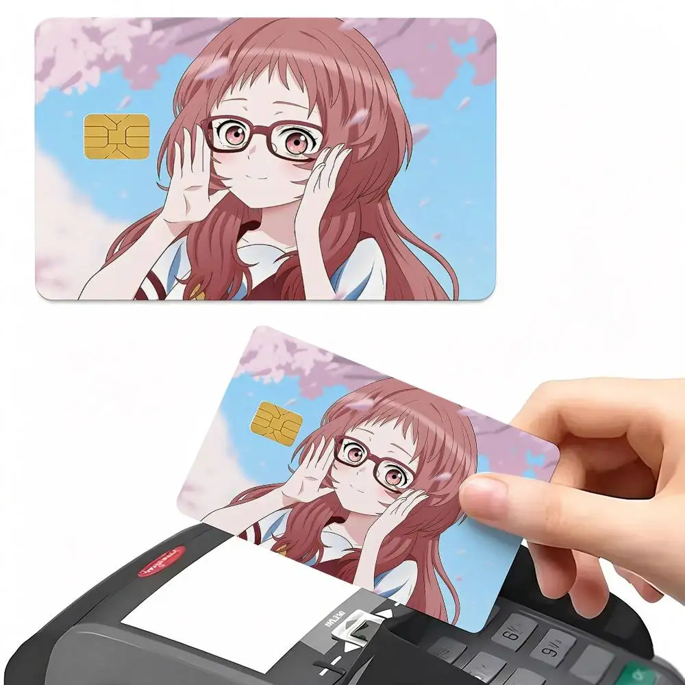 Ai Mie Anime Characters Art Print Credit Card Skin Waterproof PVC Bank Card Decal