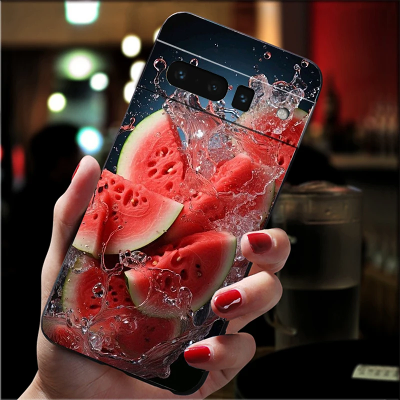 Fruit Watermelon Berry Orange Phone Case For Google Pixel 9 Pro XL 8 7 6 Pro Pixel 8A 7A 6A 4A 3A 3XL Pixel 8 7 6 5 4