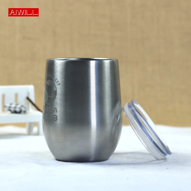 AIWILL جديد 304 مكنسة من الفولاذ المقاوم للصدأ قارورة المحمولة السفر فنجان القهوة مكتب الأعمال زجاجة ماء الشاي القدح شارب درينكوير #3