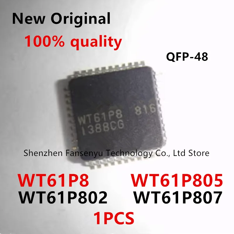 

(1piece)100% New WT61P8 WT61P802 WT61P805 WT61P807 WT61P QFP-48 new original In Stock