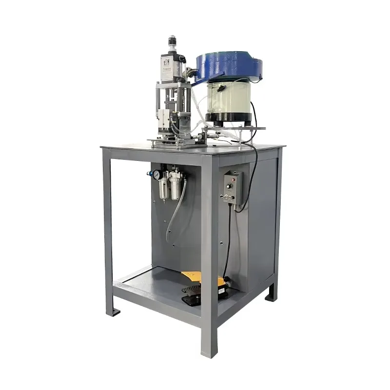 Single Head Pneumatic Riveting Machine A4 Binder File Edge Corner Pressing Machine for Certificate / Notebook JZ-936CQ-1