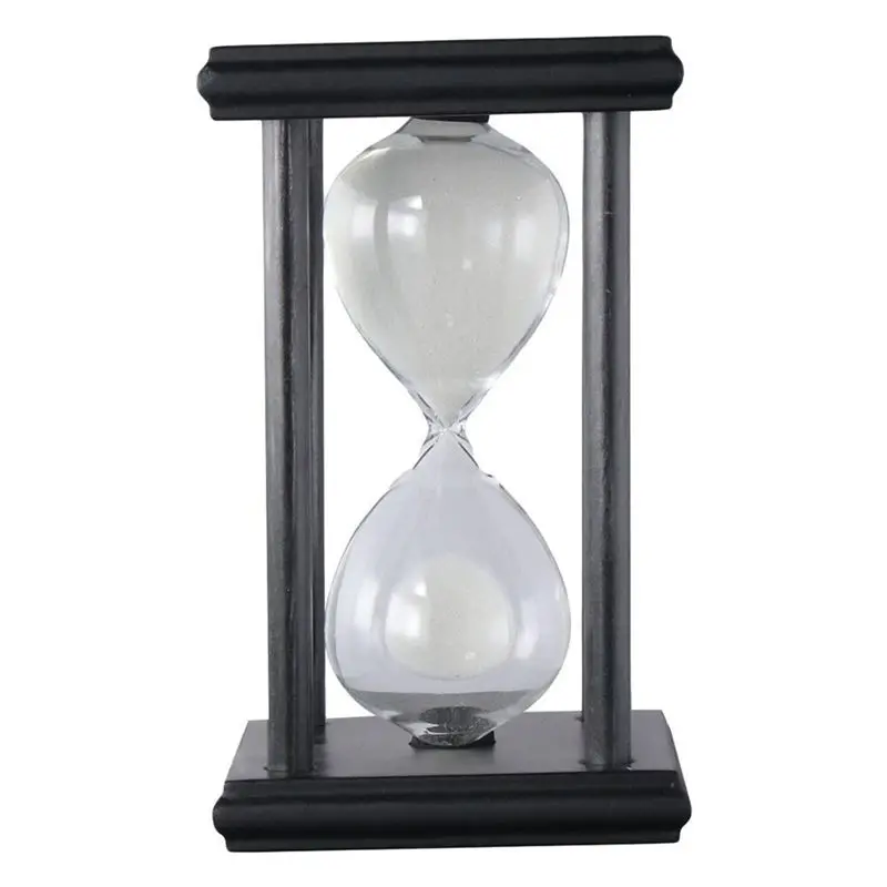 ABUH-Hourglass Hourglass Retro Countdown Wooden Hourglass Time Tool Desk Desktop Classroom And Living Room Decor