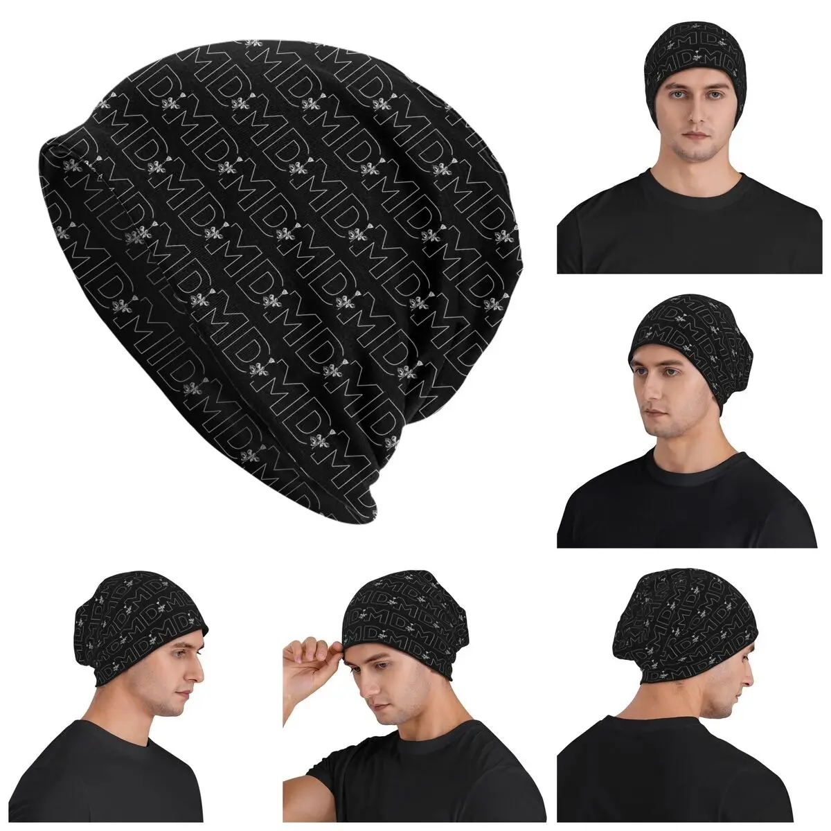 Electronic Rock Depeche Cool Mode Unisex Adult Beanies Caps Knitted Bonnet Hat Warm Hip Hop Autumn Winter Outdoor Skullies Hats