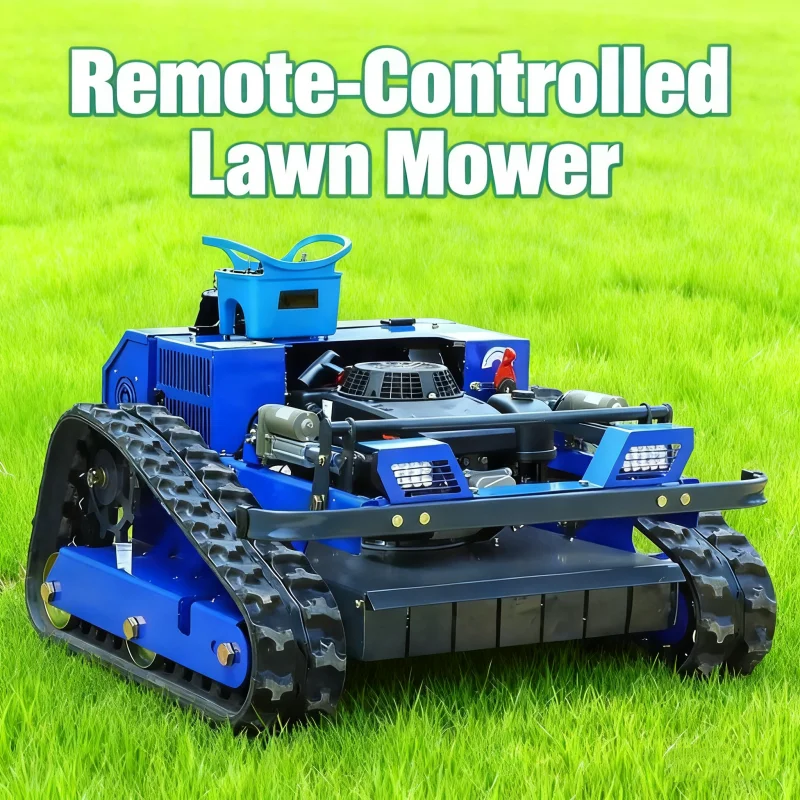 جزازة العشب بجهاز التحكم عن بعد رباعية الأشواط جزازة العشب اللاسلكية ذاتية الدفع مع محرك كهربائي، مناسبة لمروج الحديقة #1