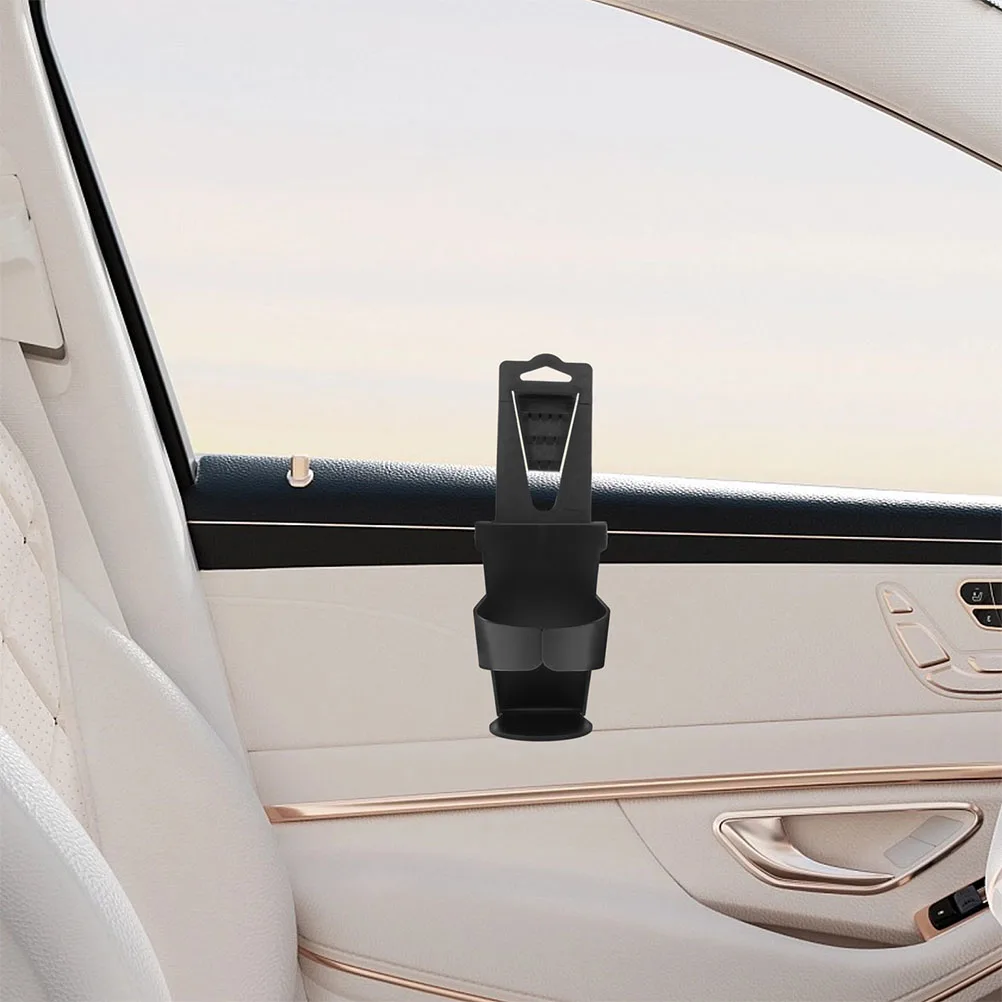 

2pcs Car Cup Holder Plastic Bracket Door Hanging Backseat Beverage Rack Multifunctional Wide Applicability Keeps Tidy