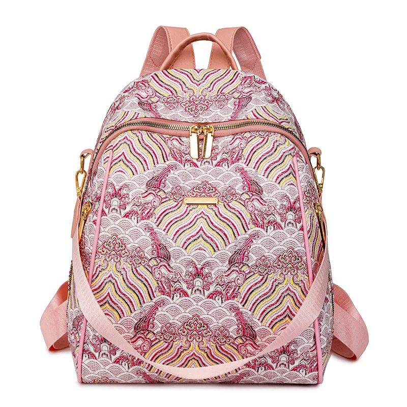 Stylish New Arrival Women's Backpack with Large Capacity for Both Shoulders or Single Shoulder