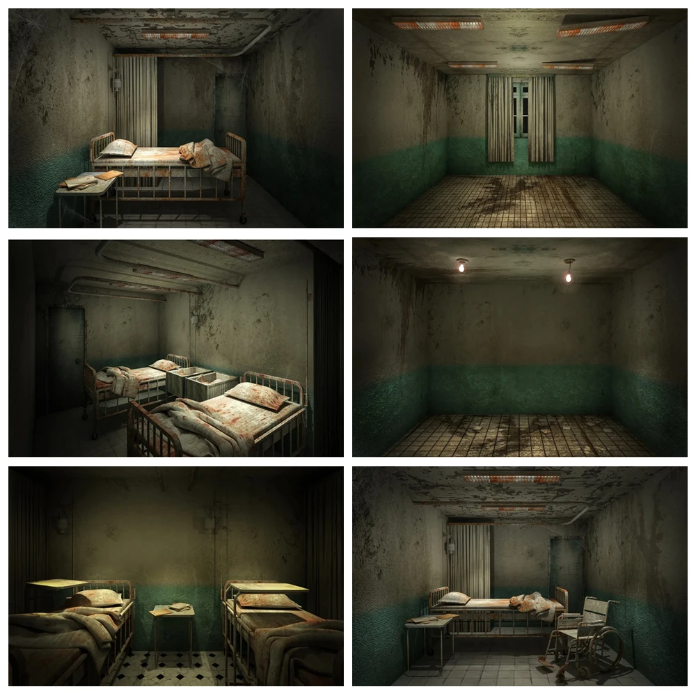 

Abandoned Laboratory School Building Scene Backdrop Horror Themed Party Room Escape Game Photography Background Photostudio Prop