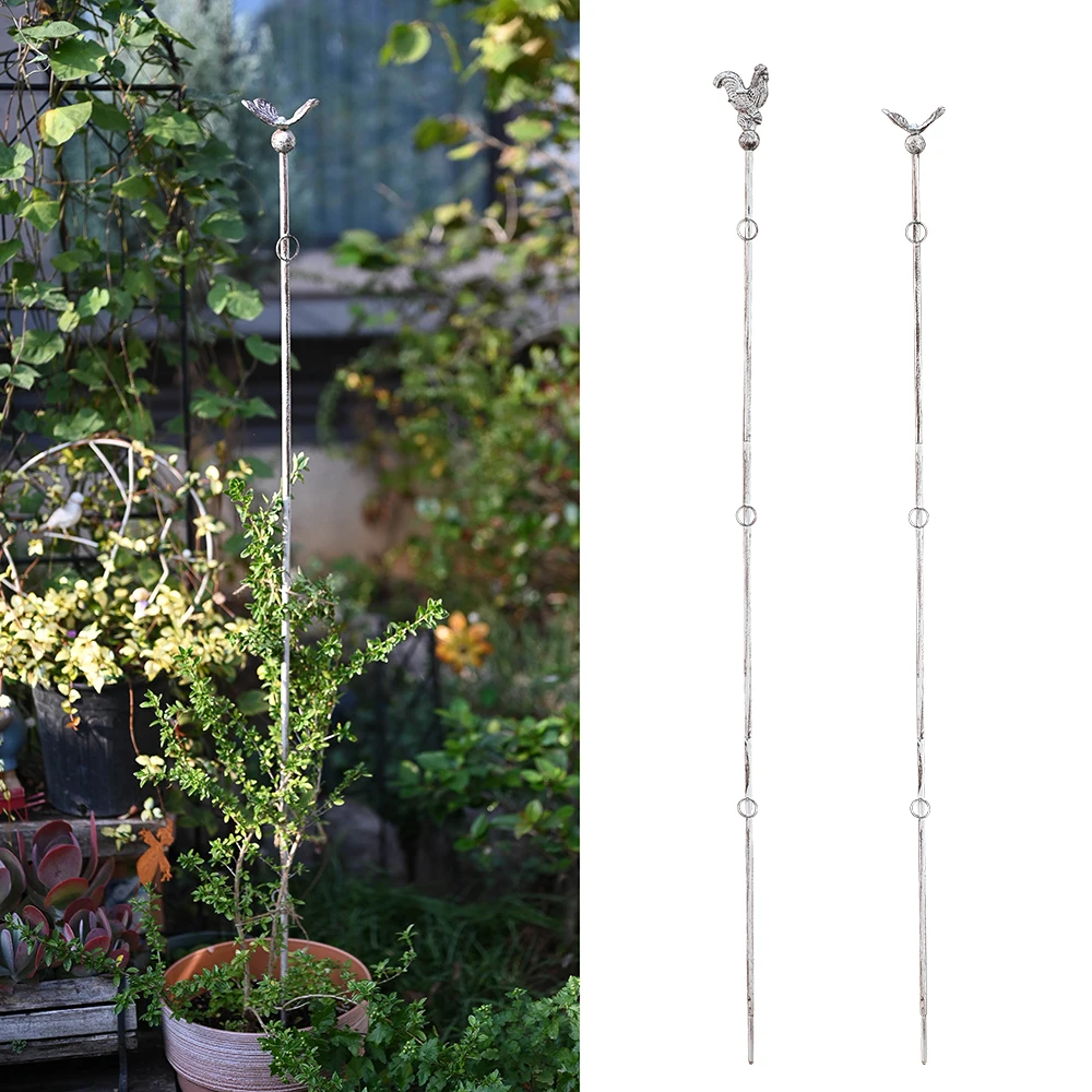 Metal Plant Support Garden Stakes For DIY Trellis Fence Balcony Patio Backyard Decoration