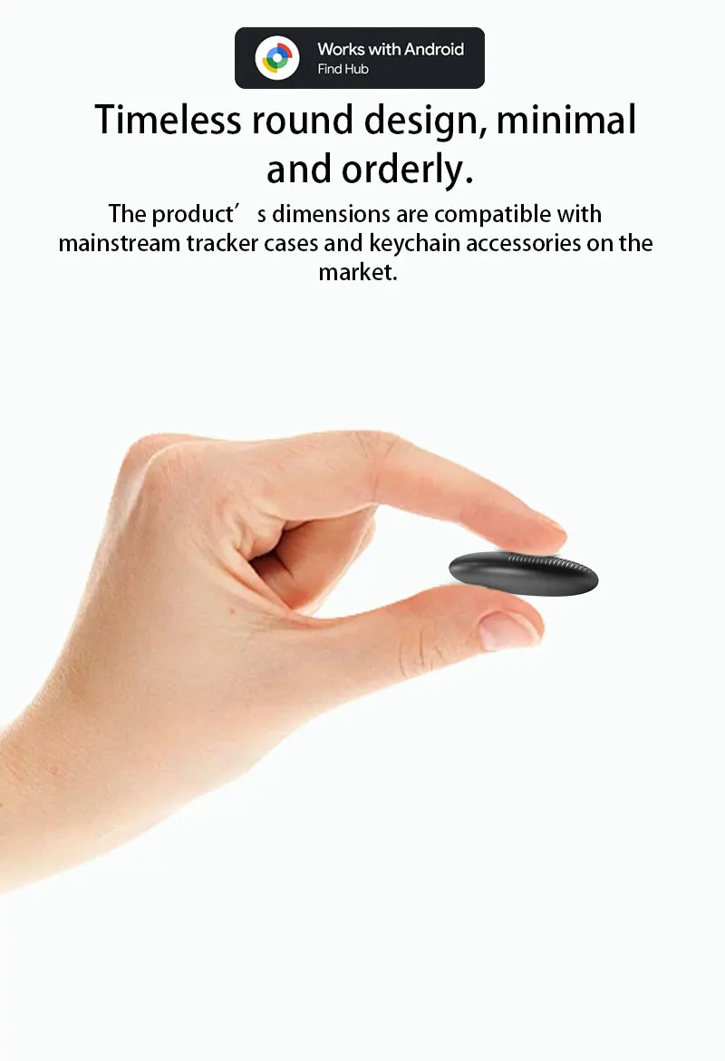 Android AirTag with Magnetic Case Locator Car Item Finder Car Bike Motorcycle Anti-lost Mini Gps Tracker with Protective Cover