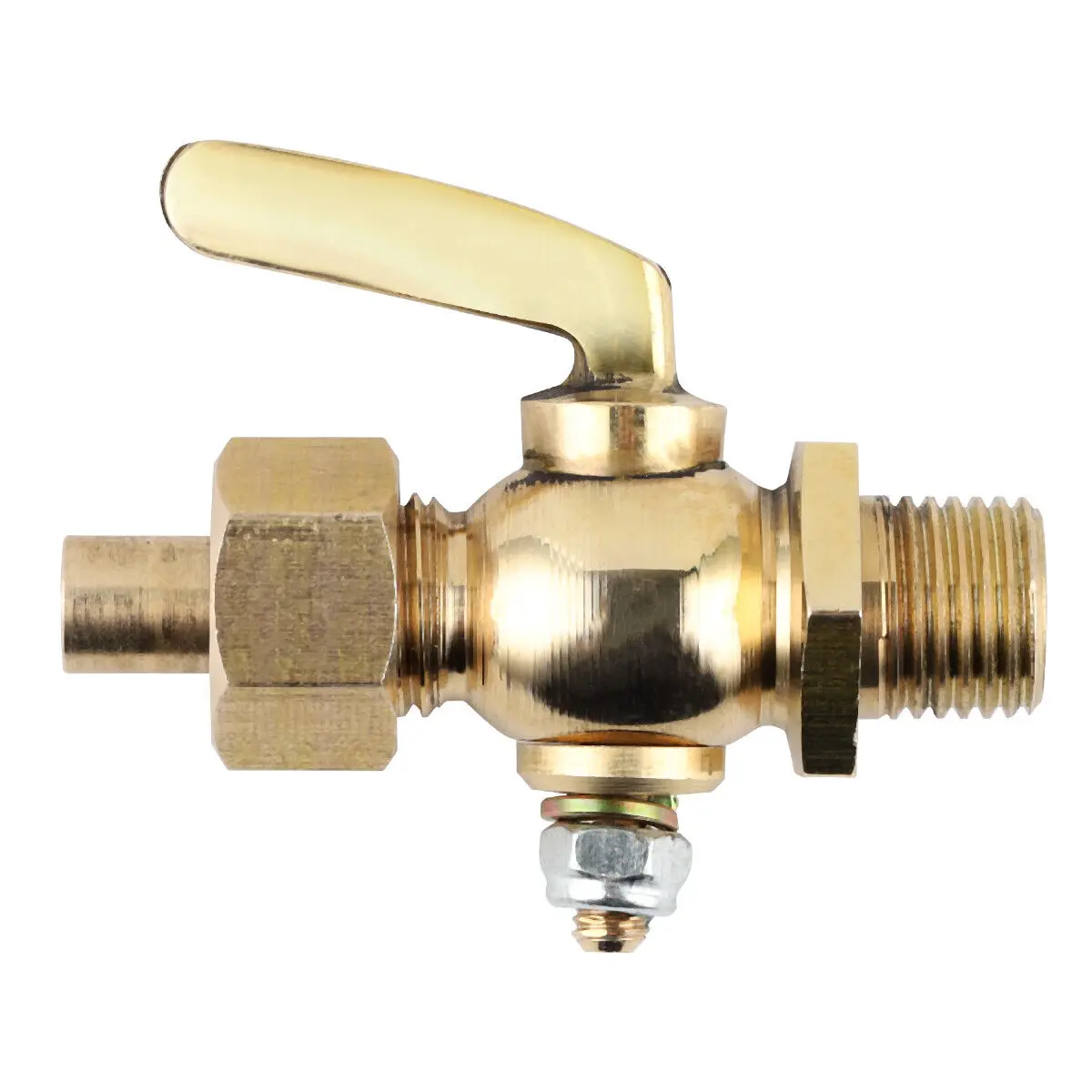 FIT CLASSIC VINTAGE MOTORCYCLE BRASS PETROL FUEL TAP 1/4\